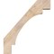 Ekena Millwork 5 1/2"W x 28"D x 32"H Merced Smooth Knee Brace, Douglas Fir BRC06X28X32MRC00SDF - alternate 4